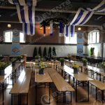 Oktoberfest Event Decor and Wreath Rigging