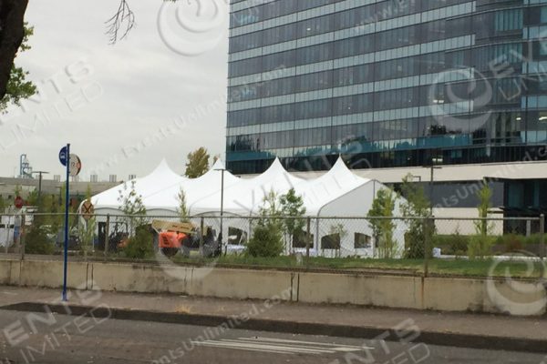 Portland event rental- clearspan tent