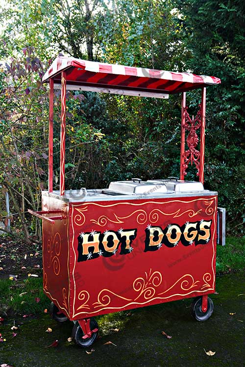 Vintage Hot Dog Cart Events Unlimited
