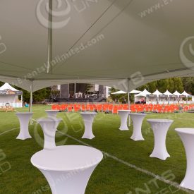 Tables Under Tent