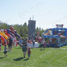 Event Entertainment rock climbing walls and Inflatable game rentals