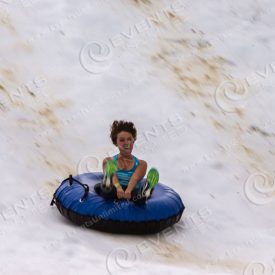 Sledding in June @ 70 degrees