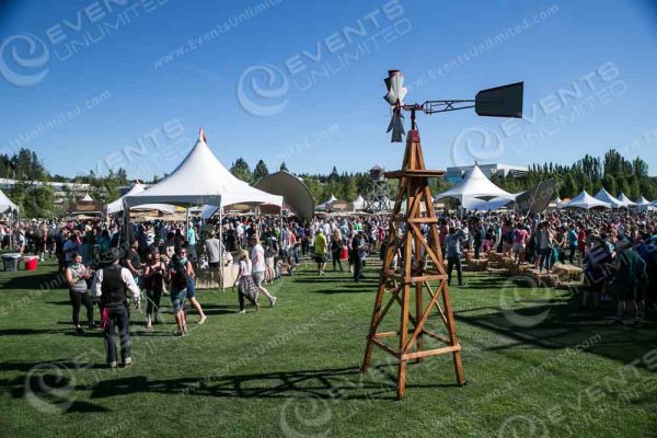 This is one of the 9ft windmills we brought it.  We also brought in 2 13ft windmills and 2 20ft- windmills to the event location!