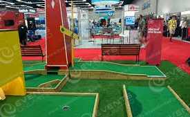 Minigolf is a great tradeshow activity!