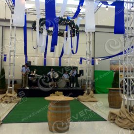 Oktoberfest installation for corporate event customer in Renton, WA