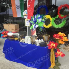 Rio Olympics food station