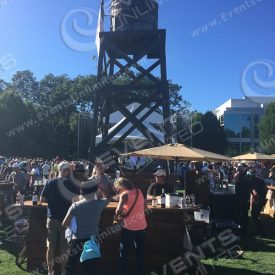 Custom built water tower bar for special event...