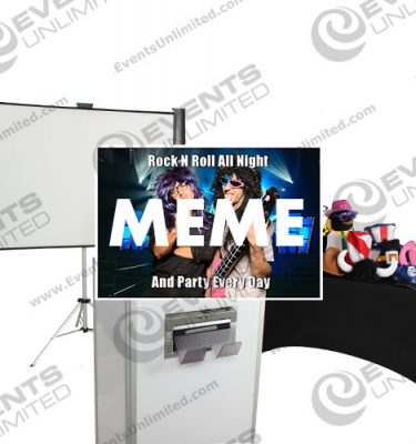 meme photo booth rental