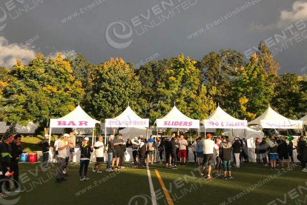 Tents With Banners