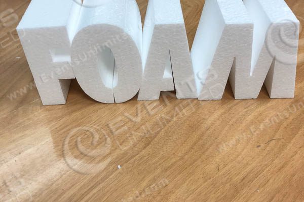 Foam 3D LEtters