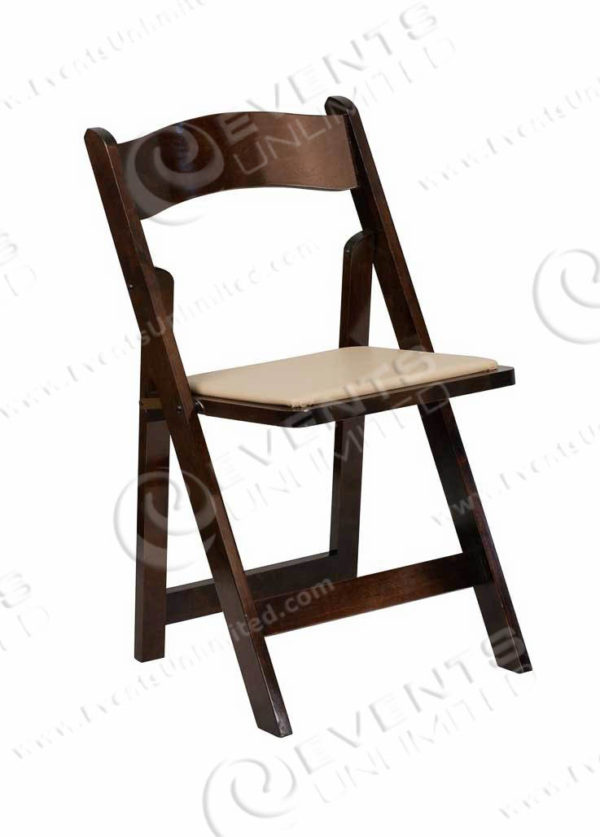 fruitwood folding chair rental