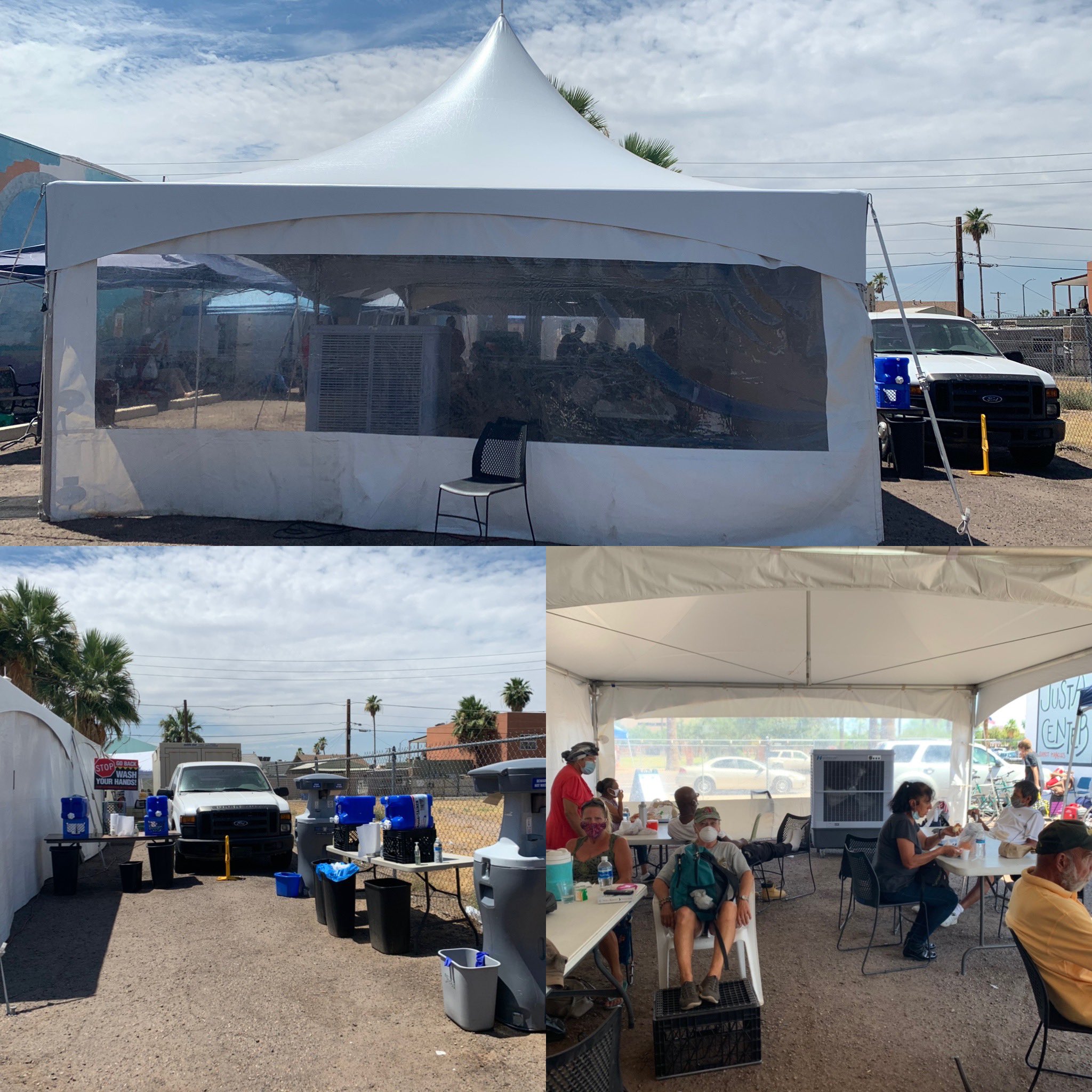 homeless relief station